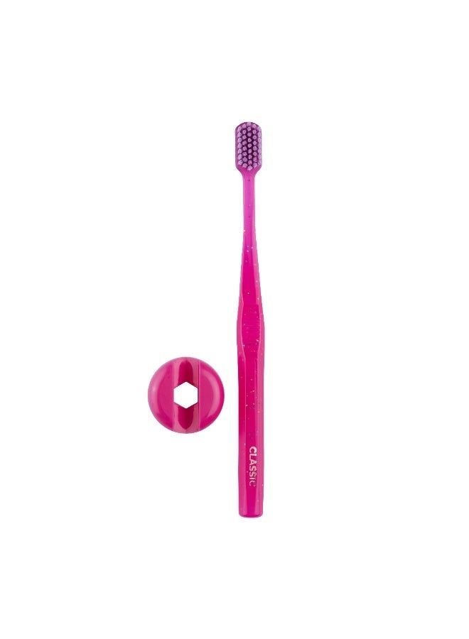PESITRO UltraClean Classic Toothbrush – Soft Nylon Bristles with Hygiene Stand, Everyday Oral Care - Image 2